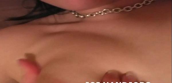  Dump your cum all over my perky tits JOI